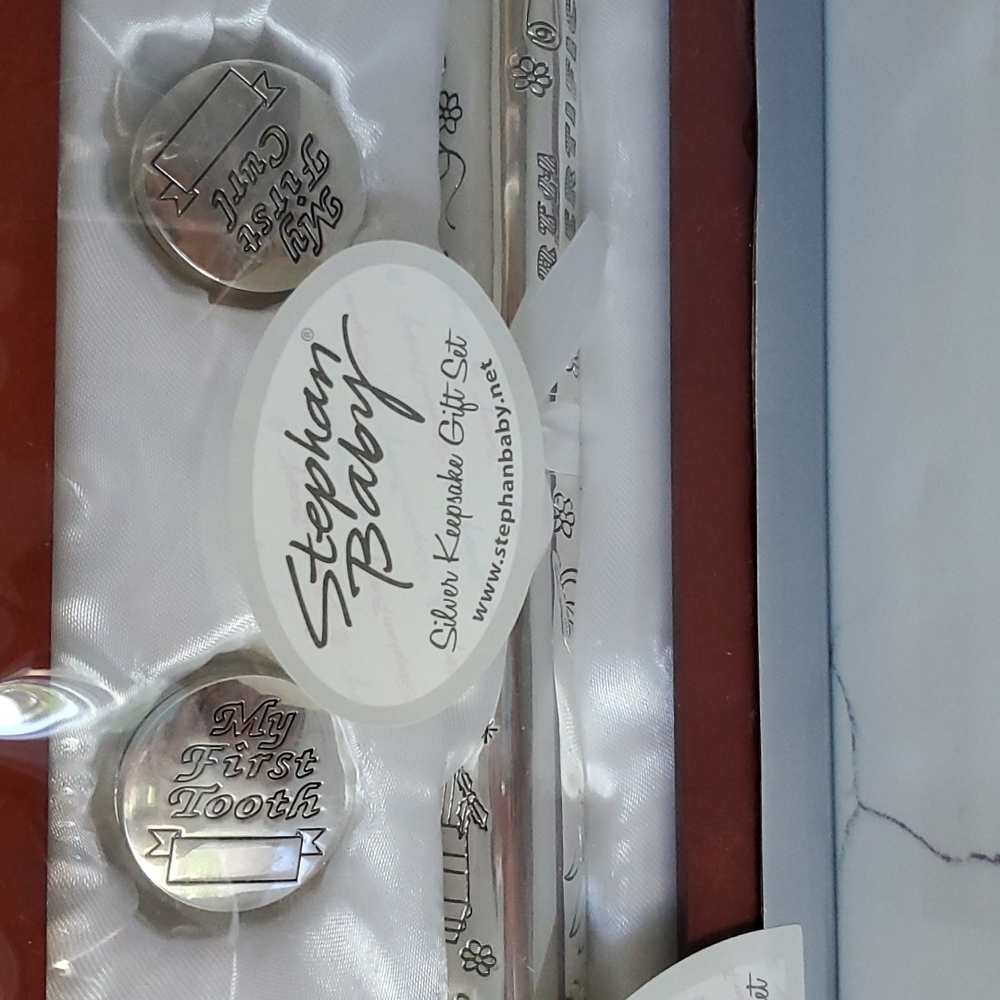 Stephen baby silver rosewood memory set